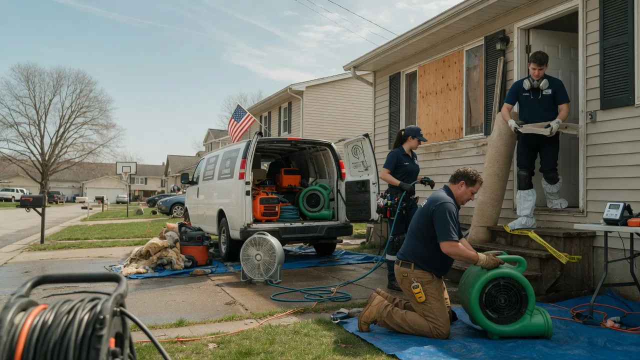 Water Damage Restoration in Bison, KS near me